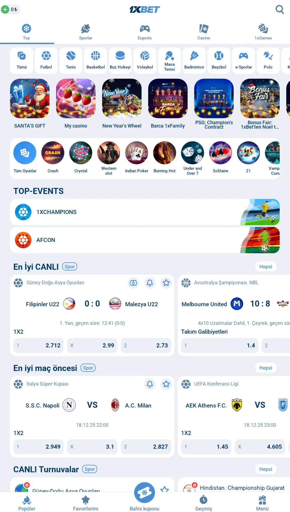 1xBet mobil online bahis platformu